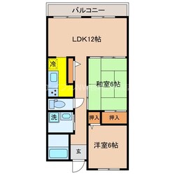 赤迫駅 徒歩15分 8階の物件間取画像